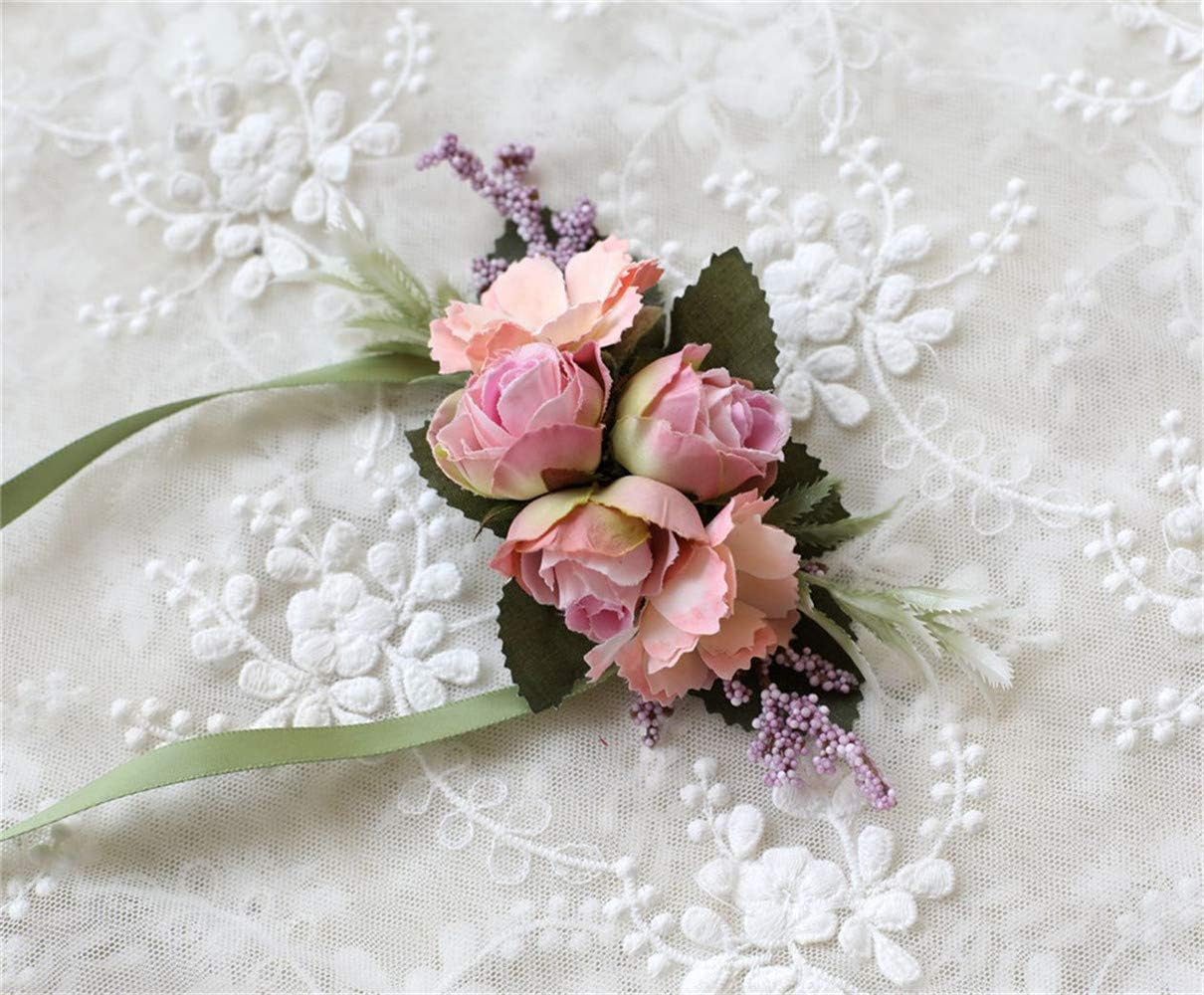 Corsage de Pulso com Rosa – Acessório Floral para Casamento e Formatura