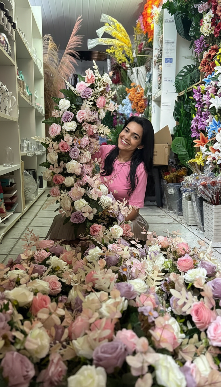 Macarrão Floral 1,30m